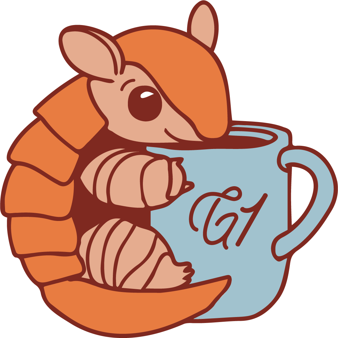 Arnie Armadillo Sticker