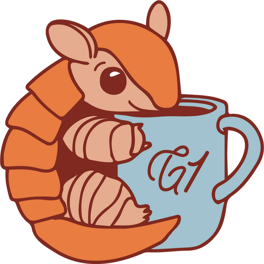 Arnie Armadillo Sticker